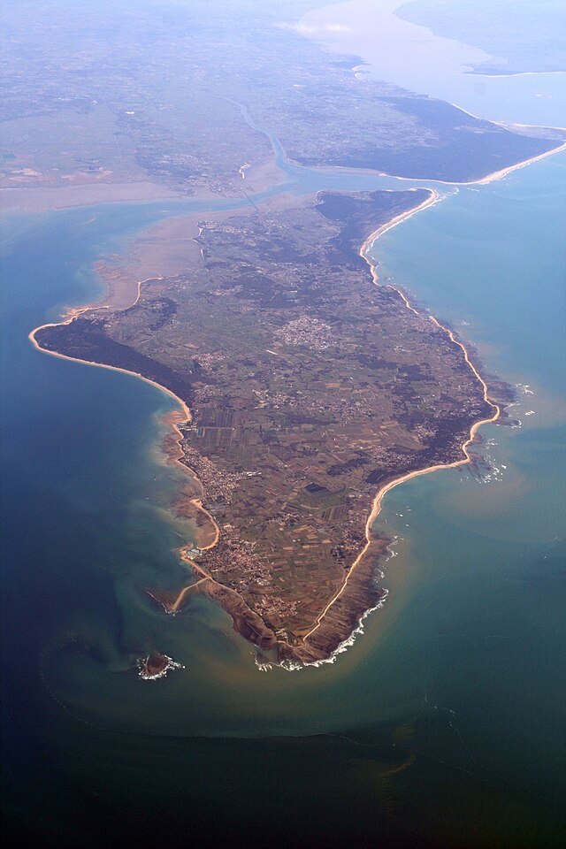 prise de vue par avion de l'ensemble de l'ile d'oléron