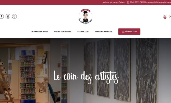 La dame qui pique - Saintes